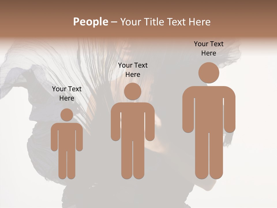 Hairstyle Passion Head PowerPoint Template