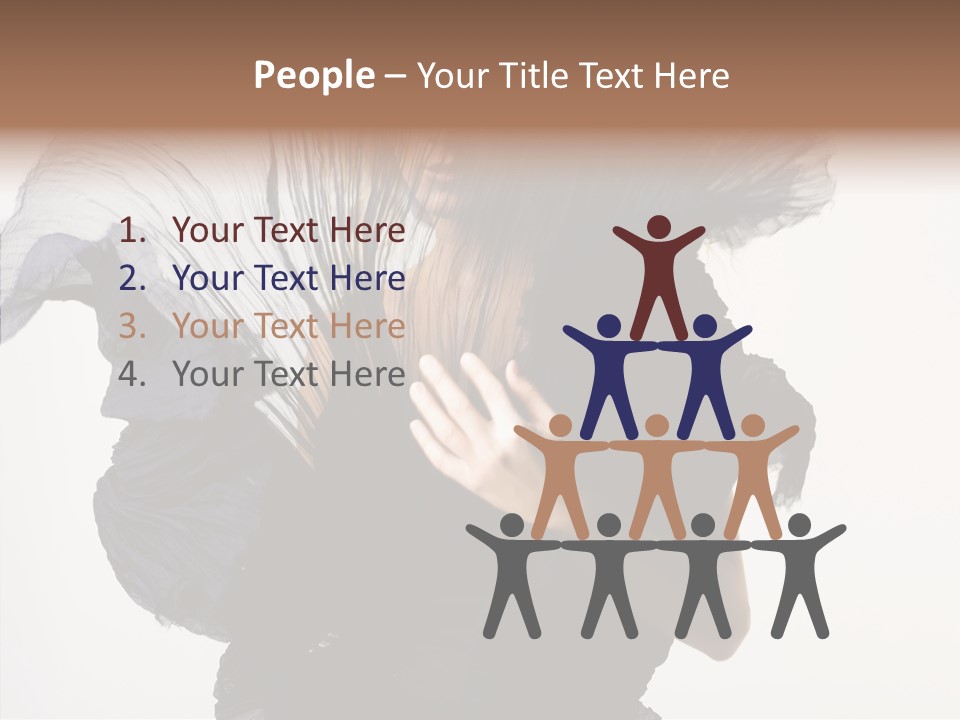 Hairstyle Passion Head PowerPoint Template