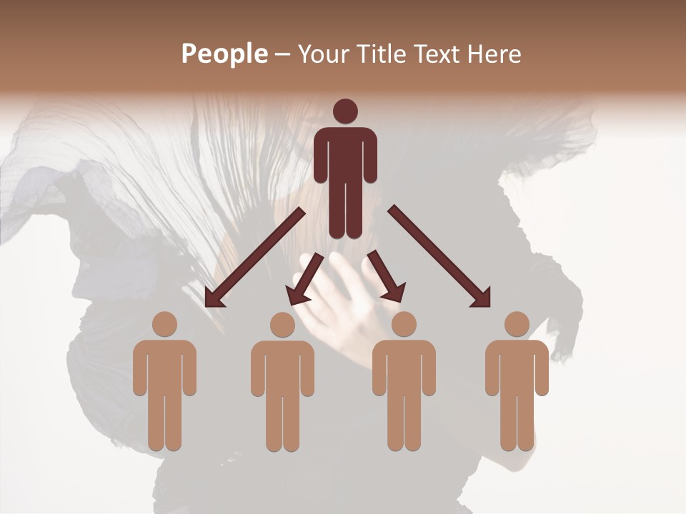 Hairstyle Passion Head PowerPoint Template