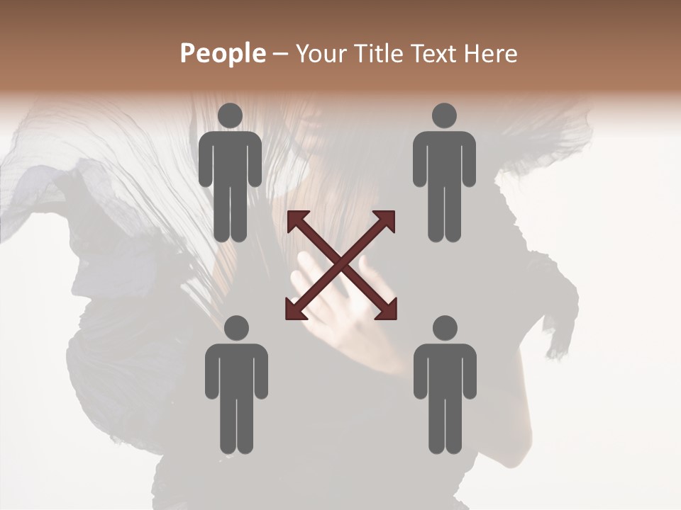 Hairstyle Passion Head PowerPoint Template