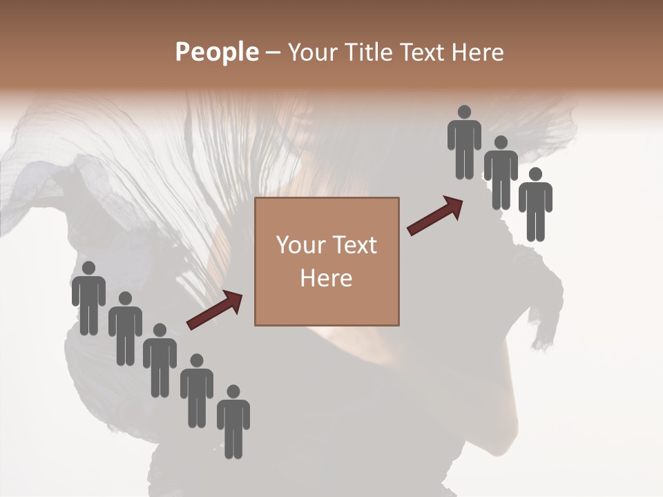 Hairstyle Passion Head PowerPoint Template