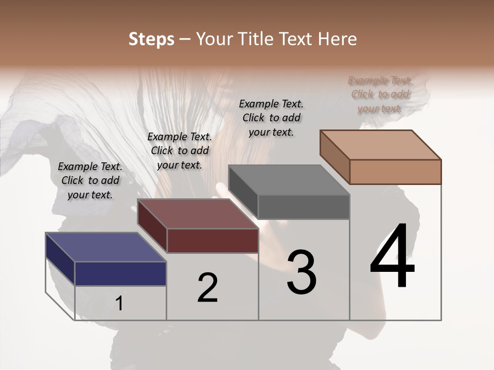 Hairstyle Passion Head PowerPoint Template