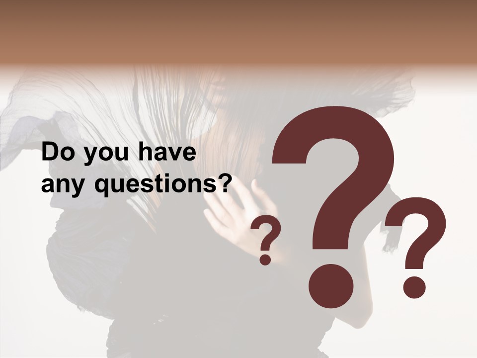 Hairstyle Passion Head PowerPoint Template