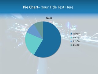 Destination Downtown Road PowerPoint Template