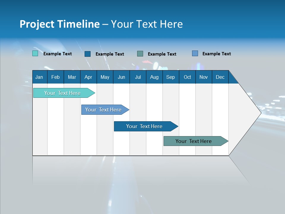 Destination Downtown Road PowerPoint Template
