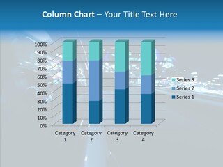 Destination Downtown Road PowerPoint Template