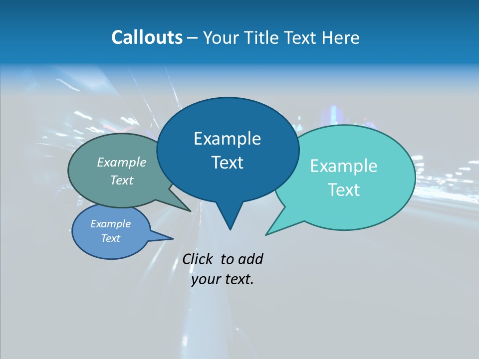 Destination Downtown Road PowerPoint Template