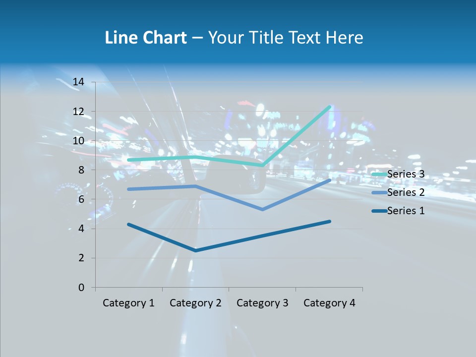 Destination Downtown Road PowerPoint Template