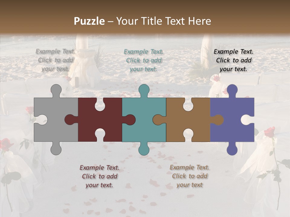 Waves Bridal Celebration PowerPoint Template