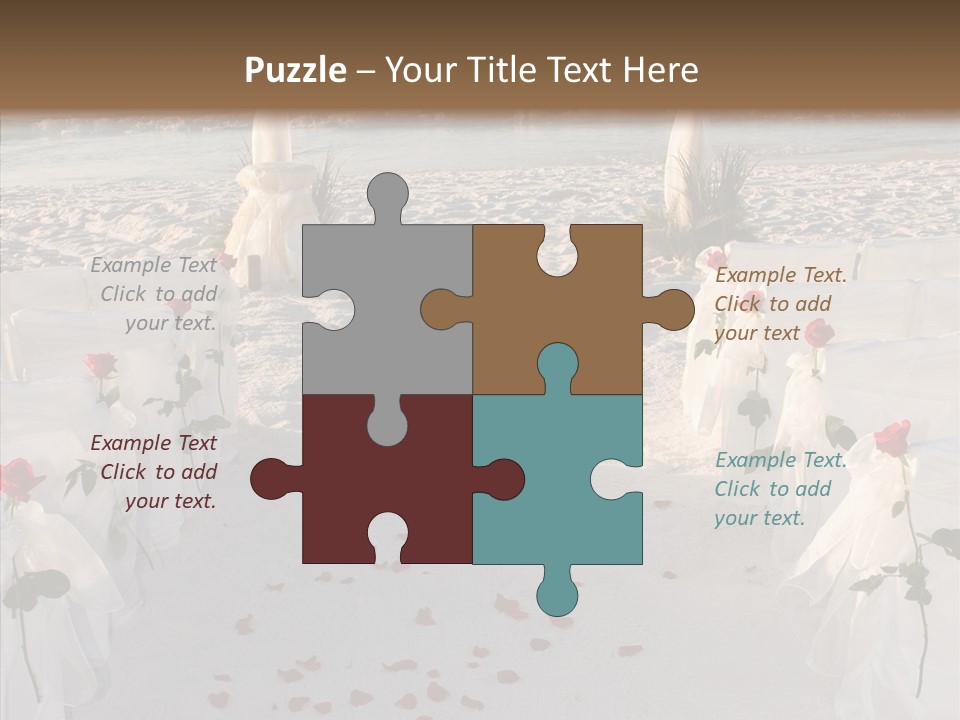 Waves Bridal Celebration PowerPoint Template