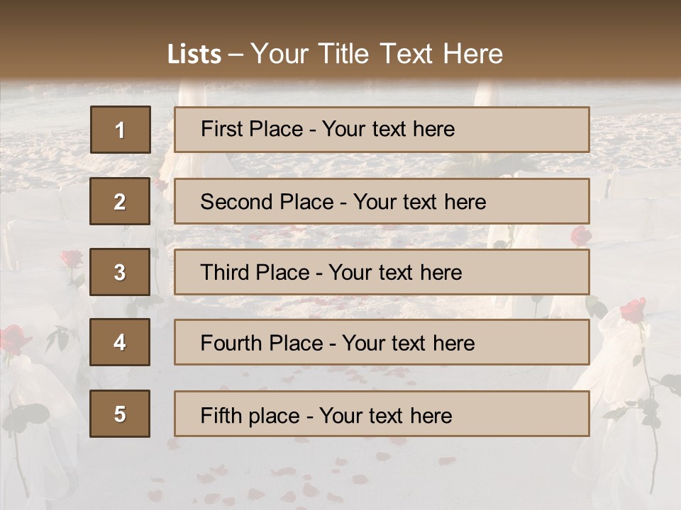 Waves Bridal Celebration PowerPoint Template