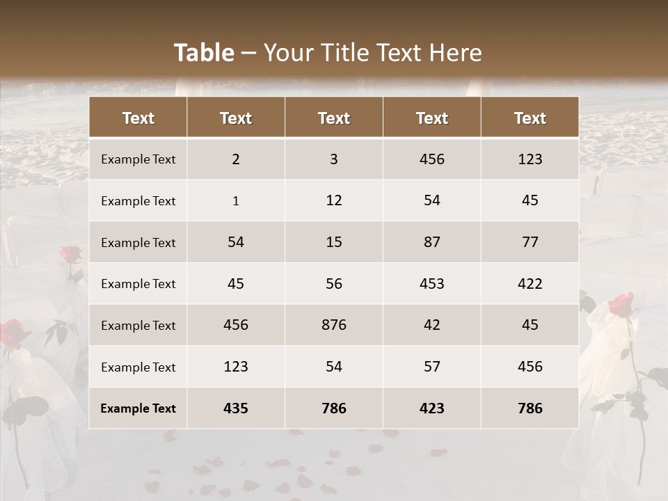 Waves Bridal Celebration PowerPoint Template