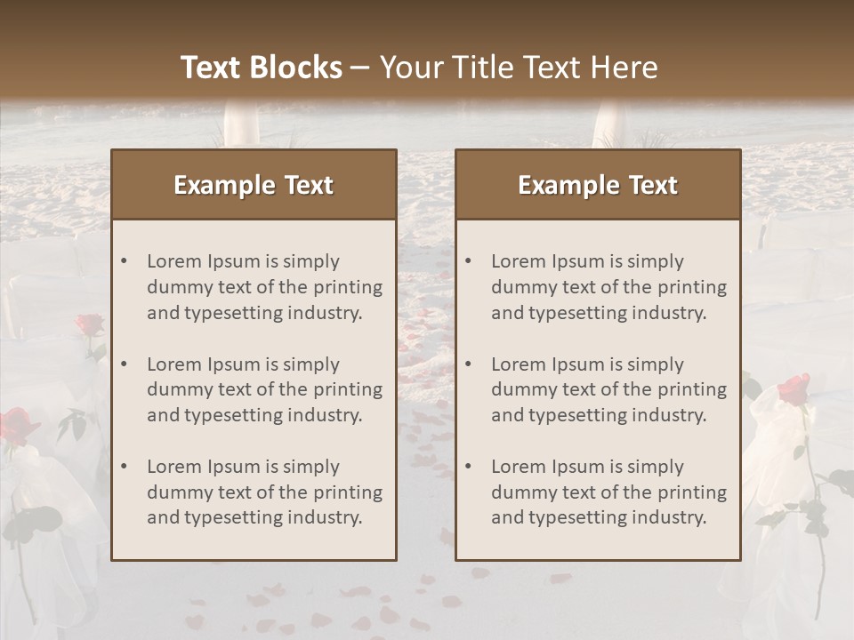 Waves Bridal Celebration PowerPoint Template