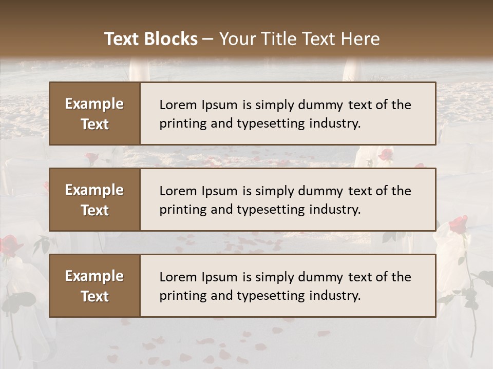 Waves Bridal Celebration PowerPoint Template