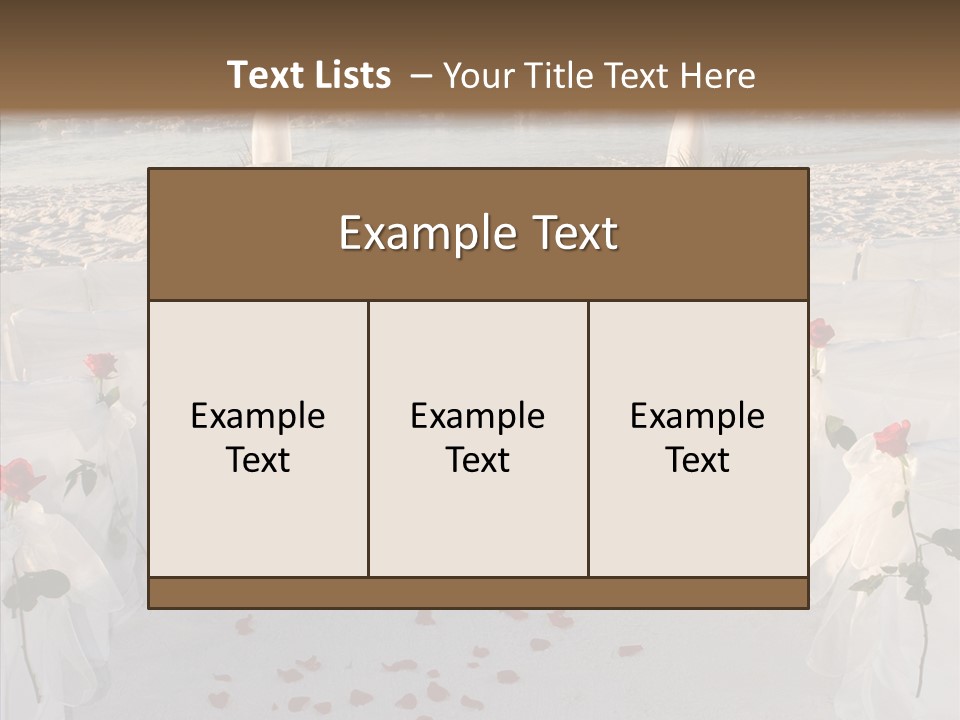 Waves Bridal Celebration PowerPoint Template