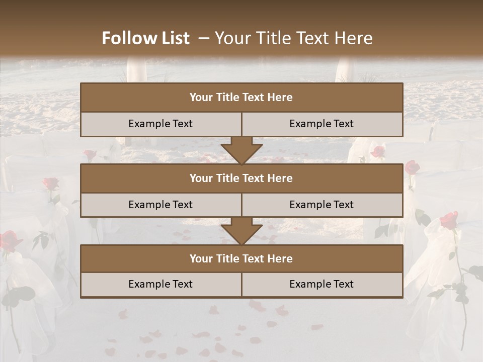 Waves Bridal Celebration PowerPoint Template