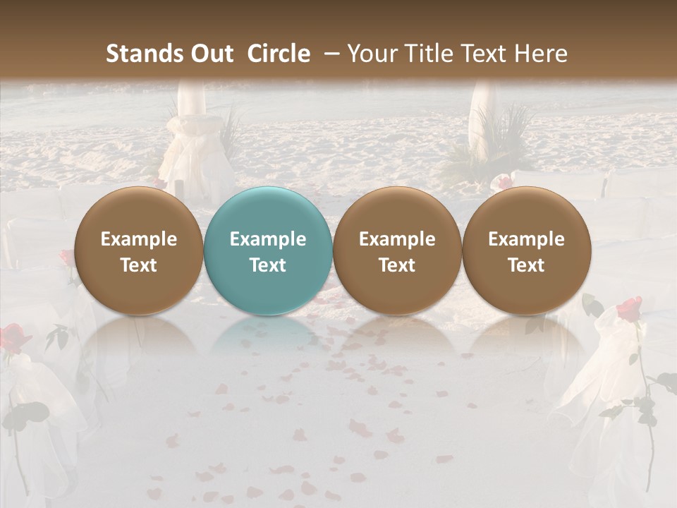 Waves Bridal Celebration PowerPoint Template