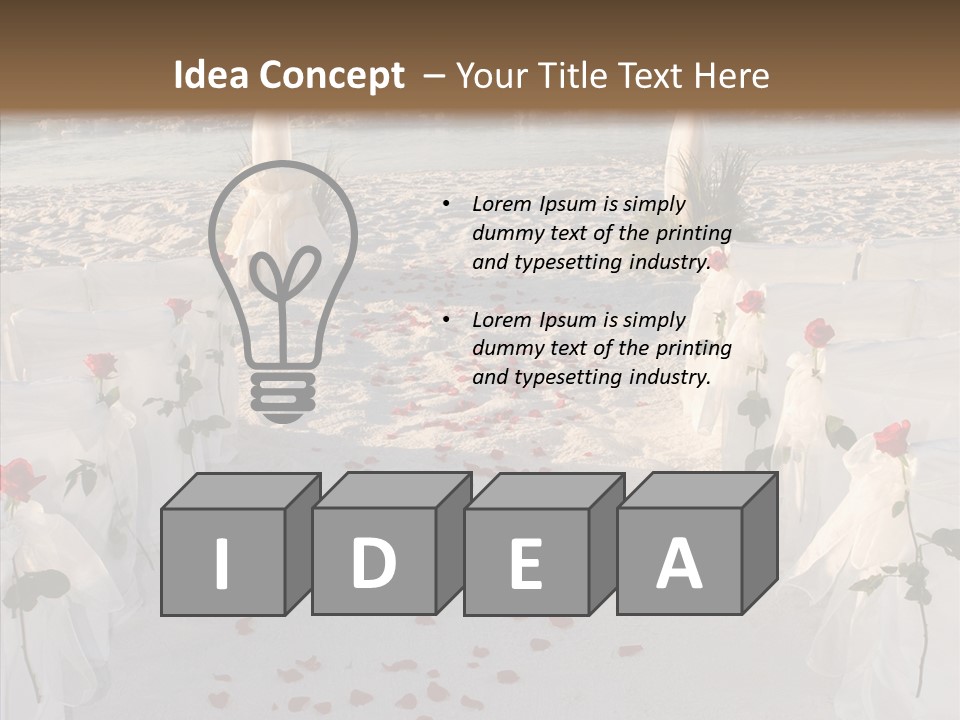 Waves Bridal Celebration PowerPoint Template