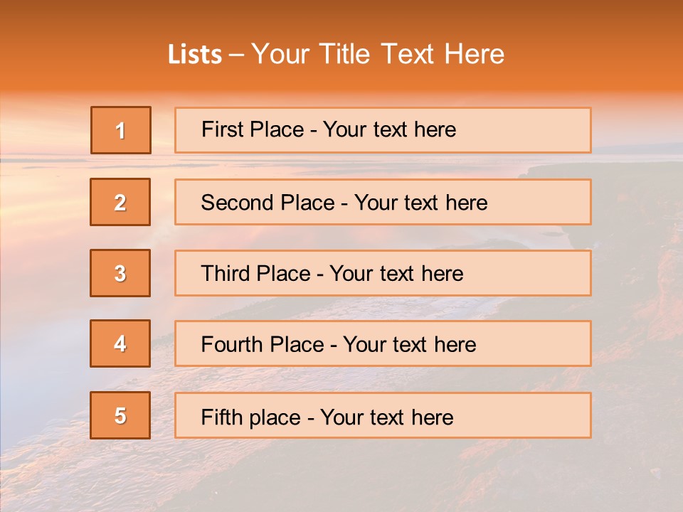 Colorful Beautiful Touristic PowerPoint Template