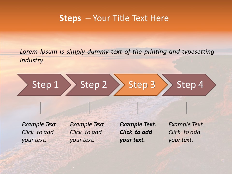 Colorful Beautiful Touristic PowerPoint Template