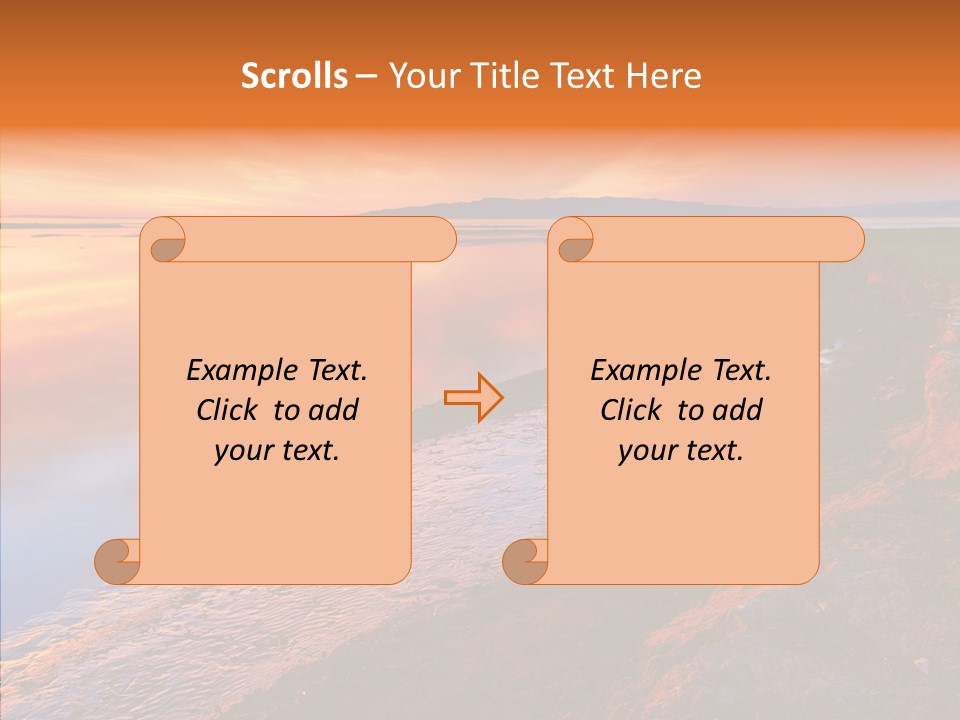 Colorful Beautiful Touristic PowerPoint Template