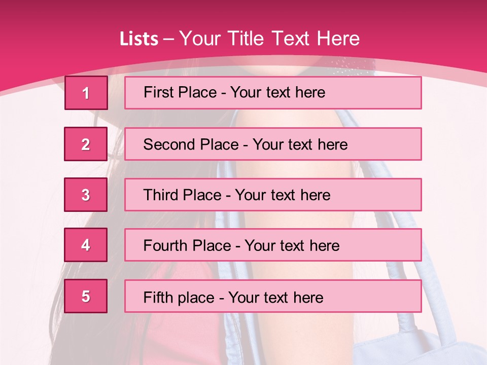 Holiday Long Sunglasses PowerPoint Template