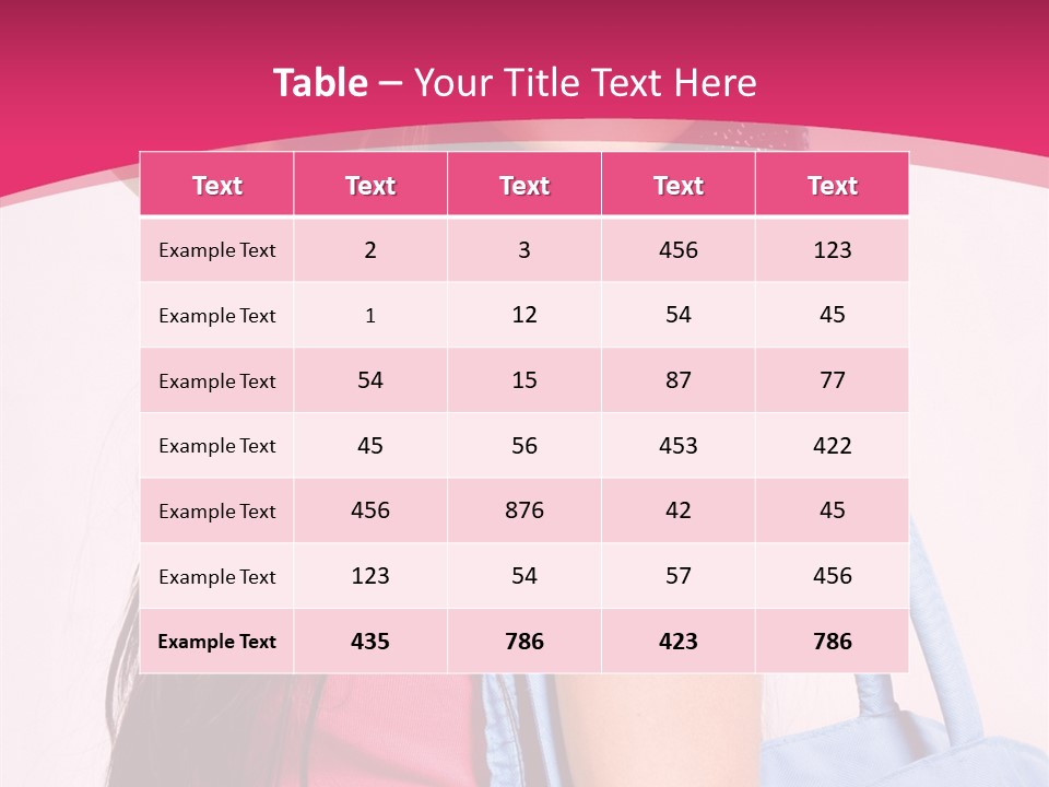 Holiday Long Sunglasses PowerPoint Template