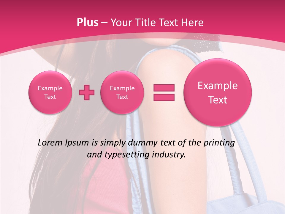Holiday Long Sunglasses PowerPoint Template
