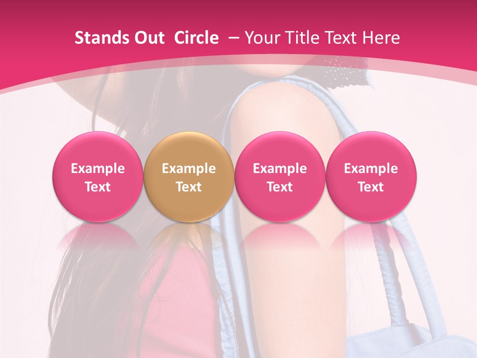 Holiday Long Sunglasses PowerPoint Template