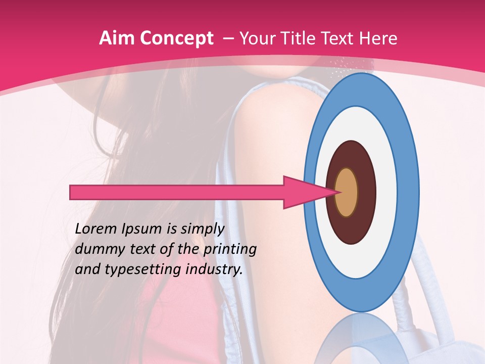 Holiday Long Sunglasses PowerPoint Template