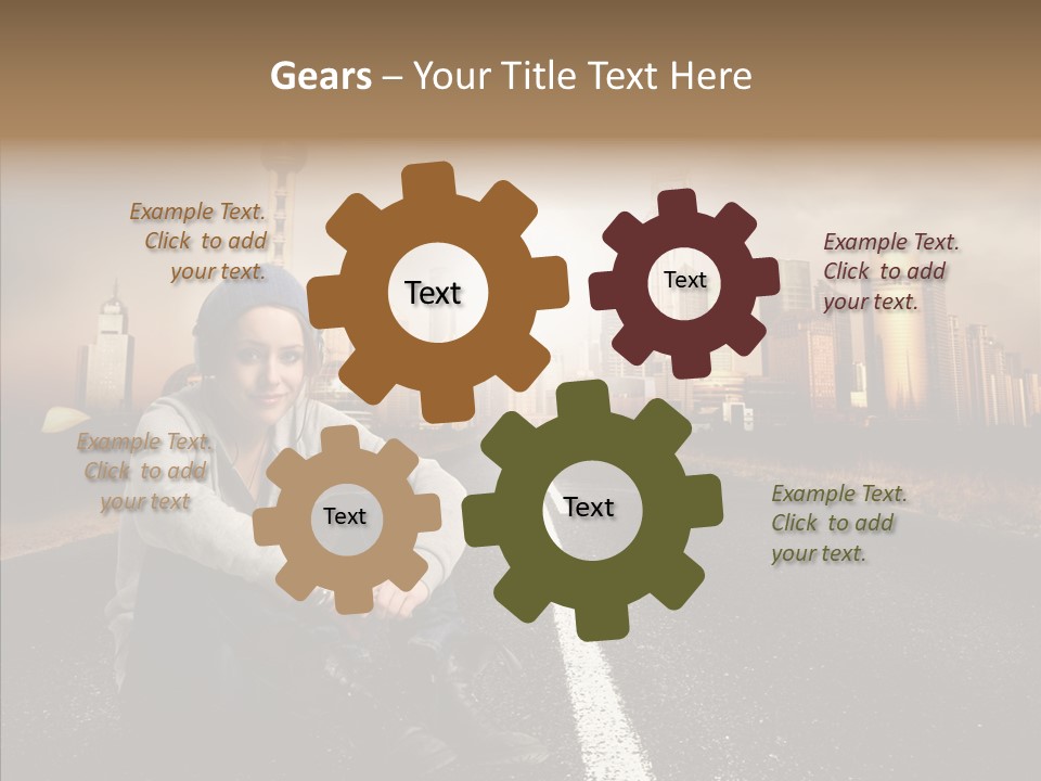 Music Car Style PowerPoint Template