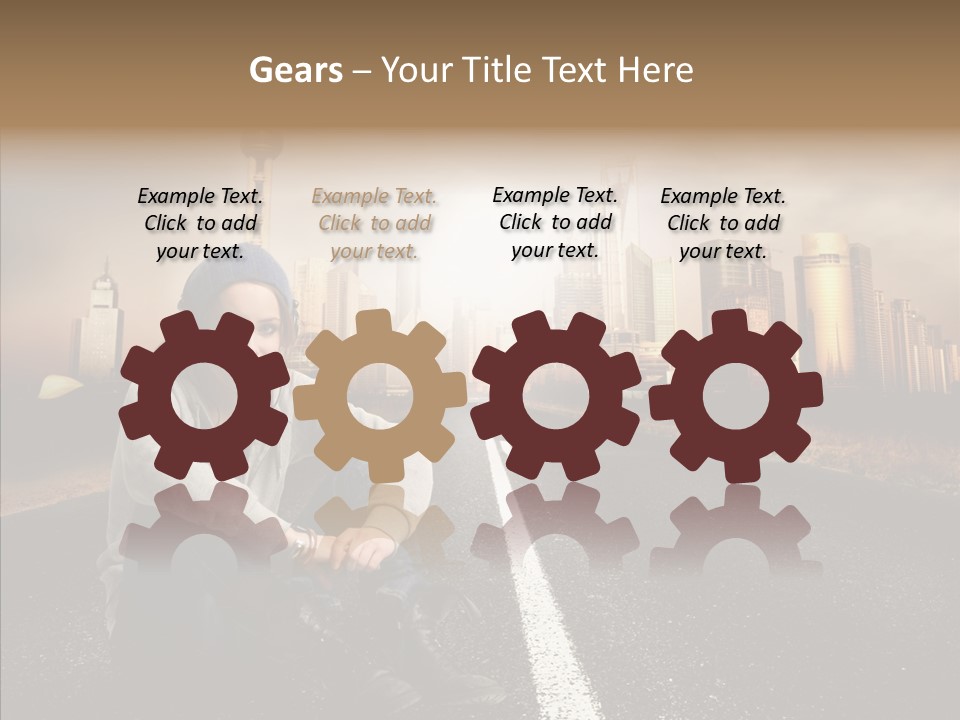 Music Car Style PowerPoint Template