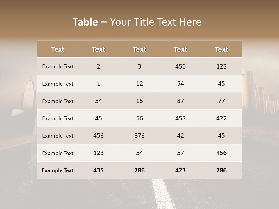 Music Car Style PowerPoint Template
