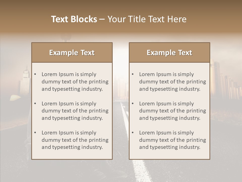 Music Car Style PowerPoint Template