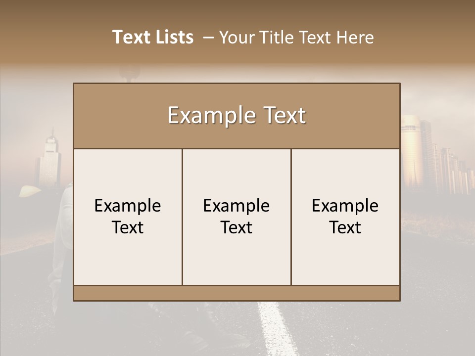 Music Car Style PowerPoint Template