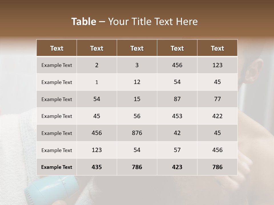 Flirting Caucasian Relationship PowerPoint Template