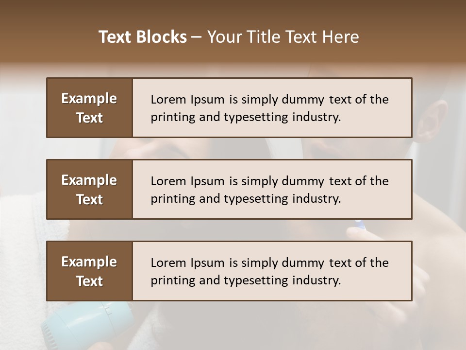 Flirting Caucasian Relationship PowerPoint Template