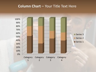 Flirting Caucasian Relationship PowerPoint Template