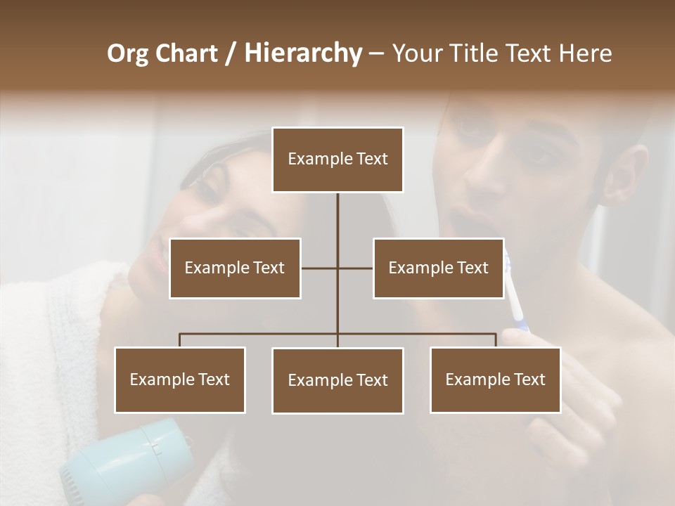 Flirting Caucasian Relationship PowerPoint Template
