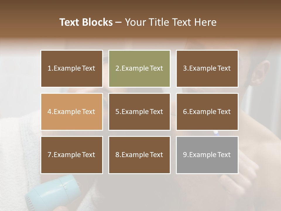 Flirting Caucasian Relationship PowerPoint Template