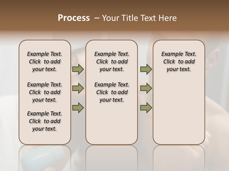 Flirting Caucasian Relationship PowerPoint Template