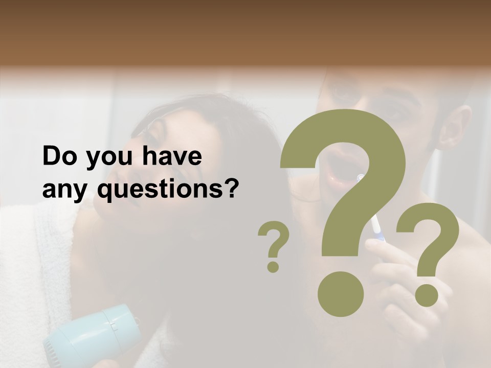 Flirting Caucasian Relationship PowerPoint Template