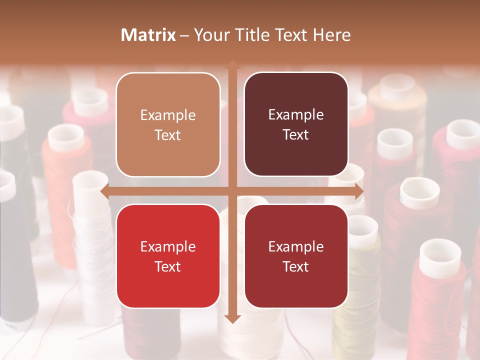 Web Accessories Red PowerPoint Template