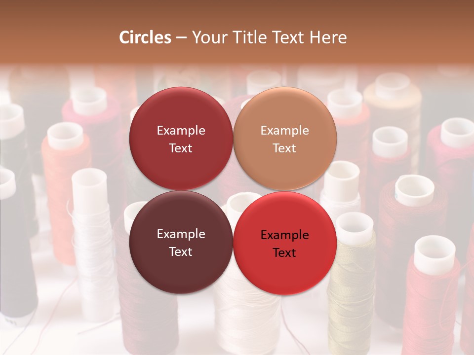 Web Accessories Red PowerPoint Template