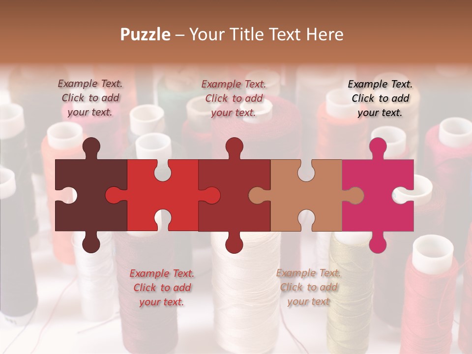 Web Accessories Red PowerPoint Template