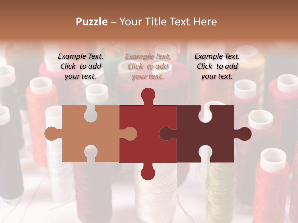 Web Accessories Red PowerPoint Template