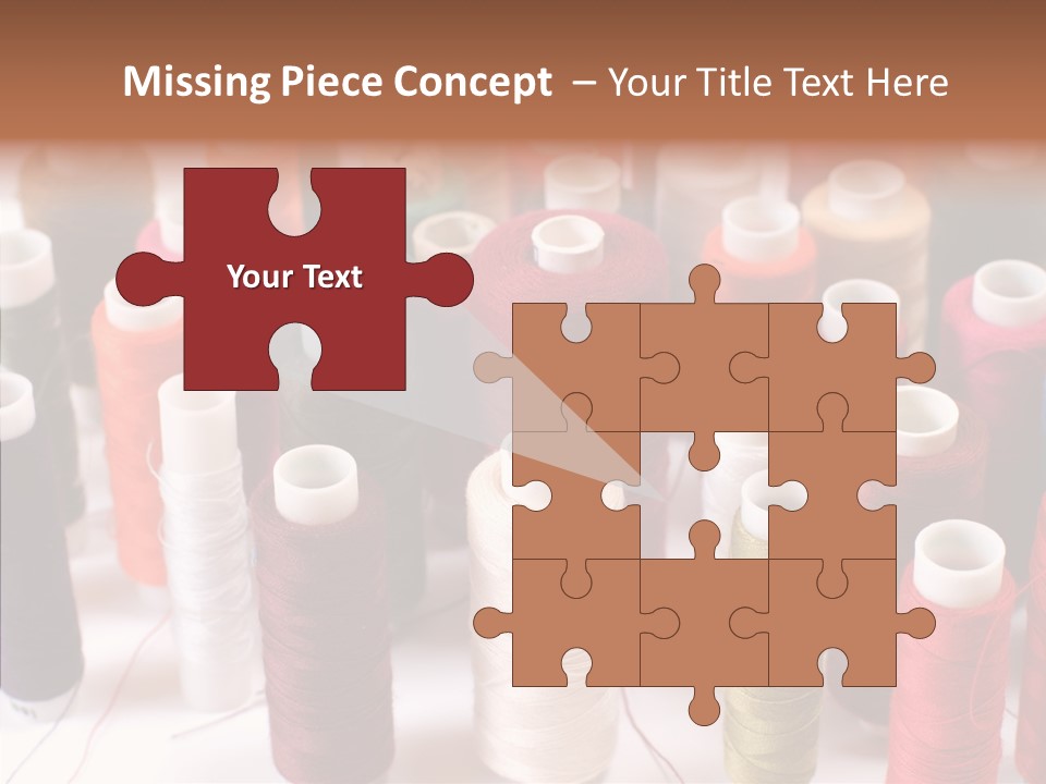 Web Accessories Red PowerPoint Template