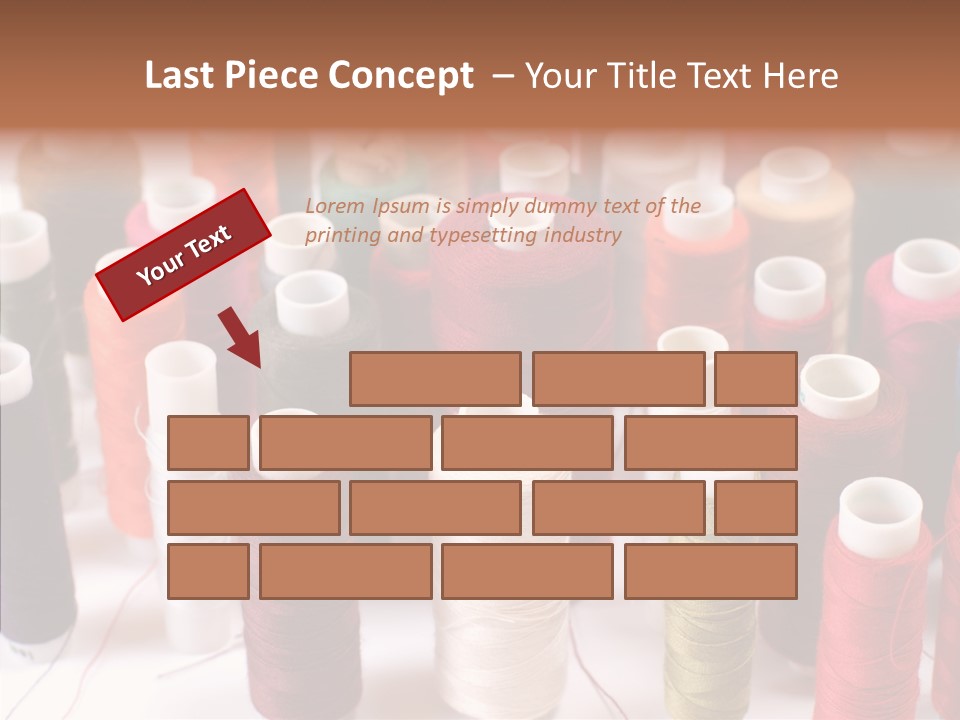 Web Accessories Red PowerPoint Template