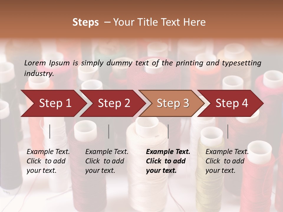 Web Accessories Red PowerPoint Template