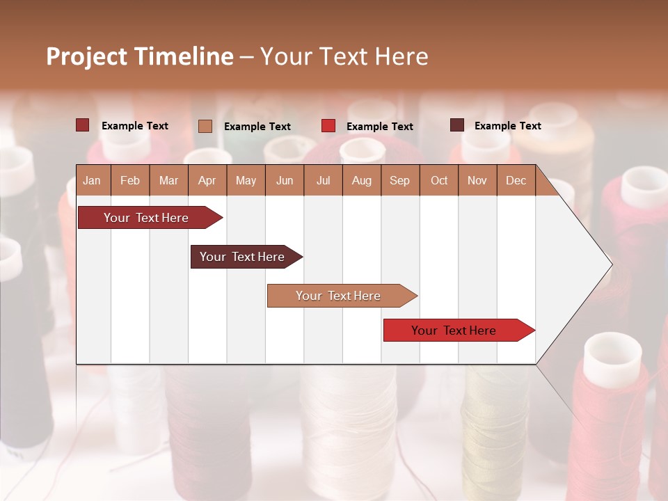 Web Accessories Red PowerPoint Template
